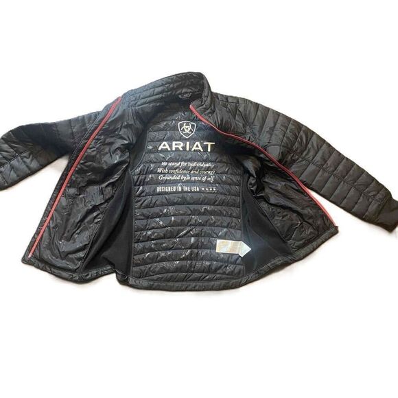 Ariat Black Puffer Jacket - Picture 2 of 8